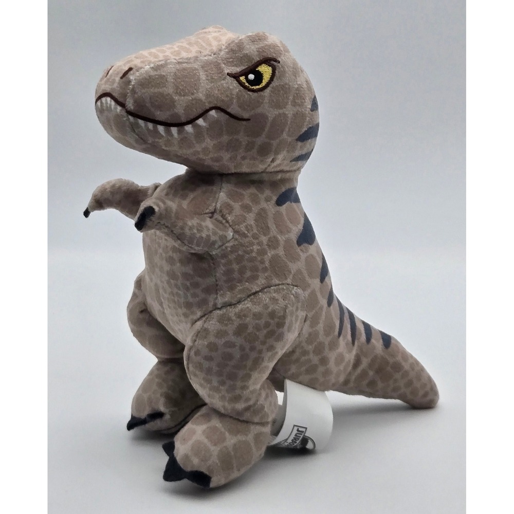 Jurassic World Rebirth‎ T-Rex Plush Toy Kids Small Brown Gray Dinosaur 2025